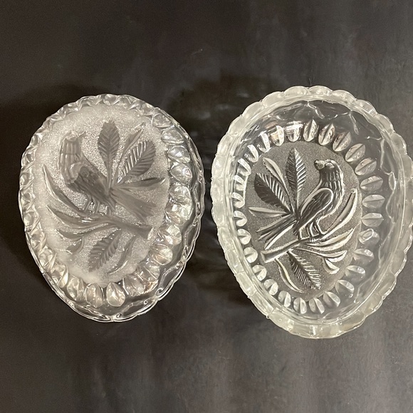 Echt Bleikristall lead crystal oval dish with lid - Picture 4 of 6